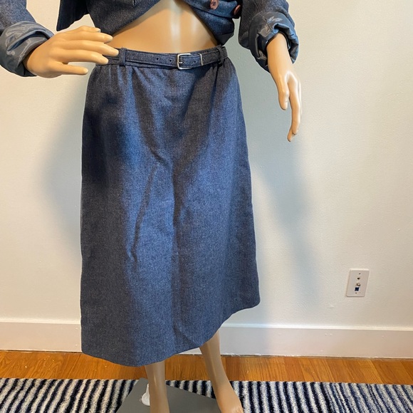 Vintage Country Suburbans Wool Skirt Suit Size Small - Picture 5 of 9